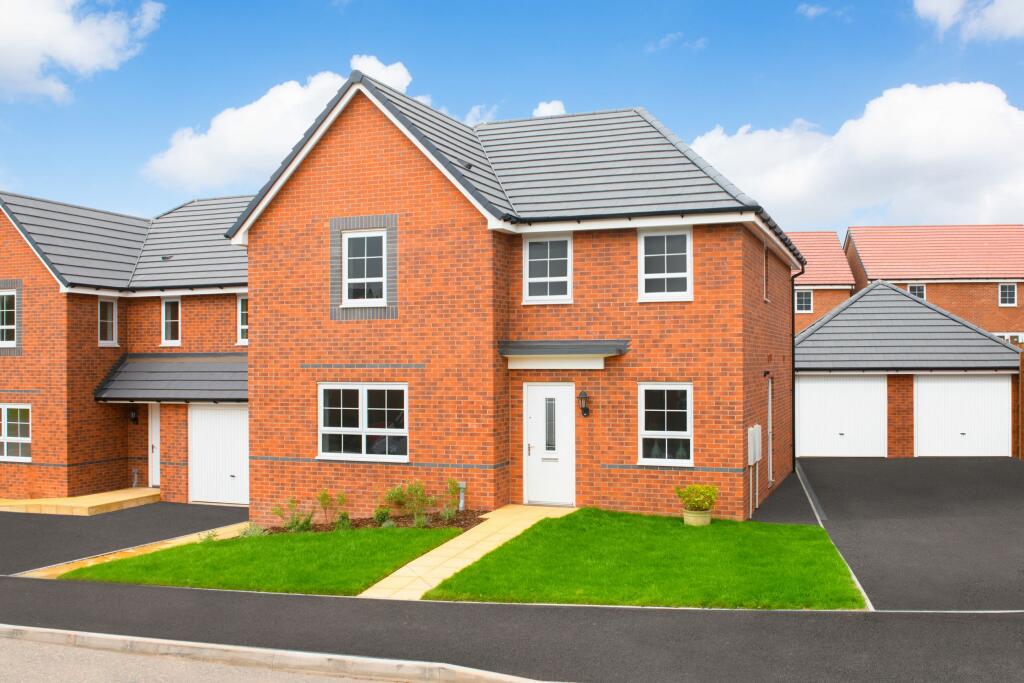 Outside view of our 4 bed detached Radleigh home