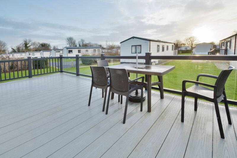 Extended area of decking