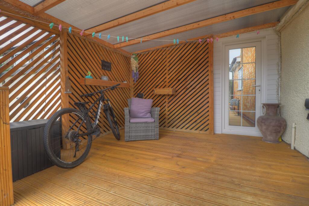 decked pergola