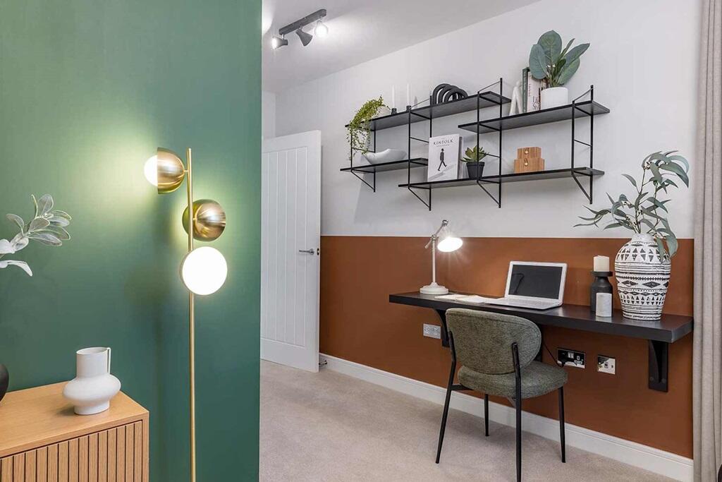 Plenty of space for working from home
