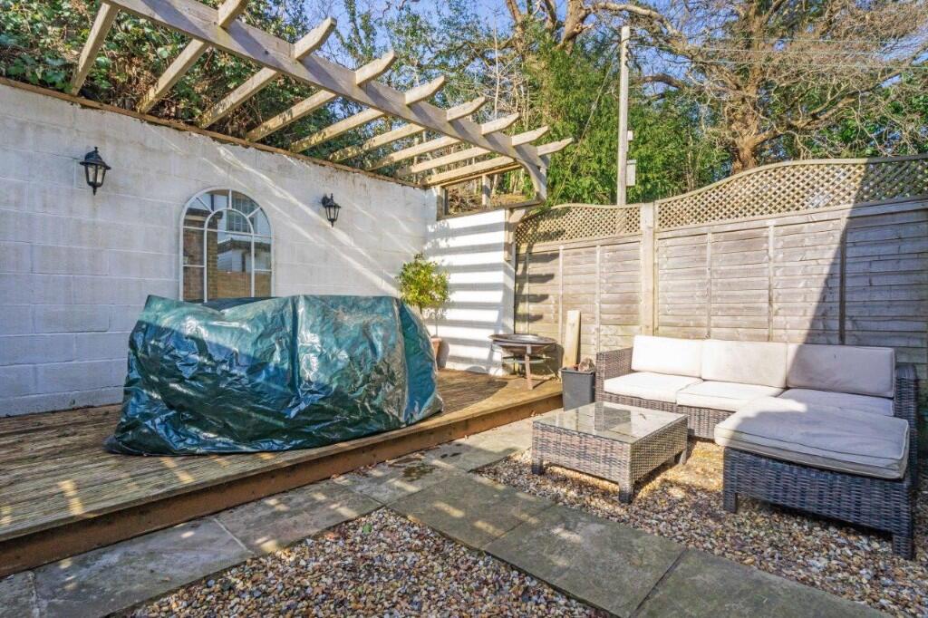 Rear courtyard