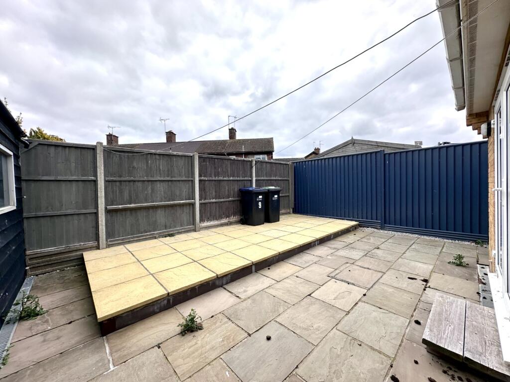 Rear garden new