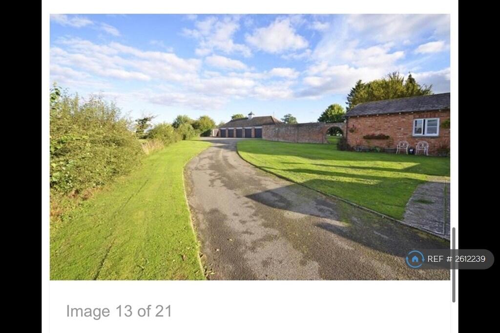 The Drive Leads To Garages