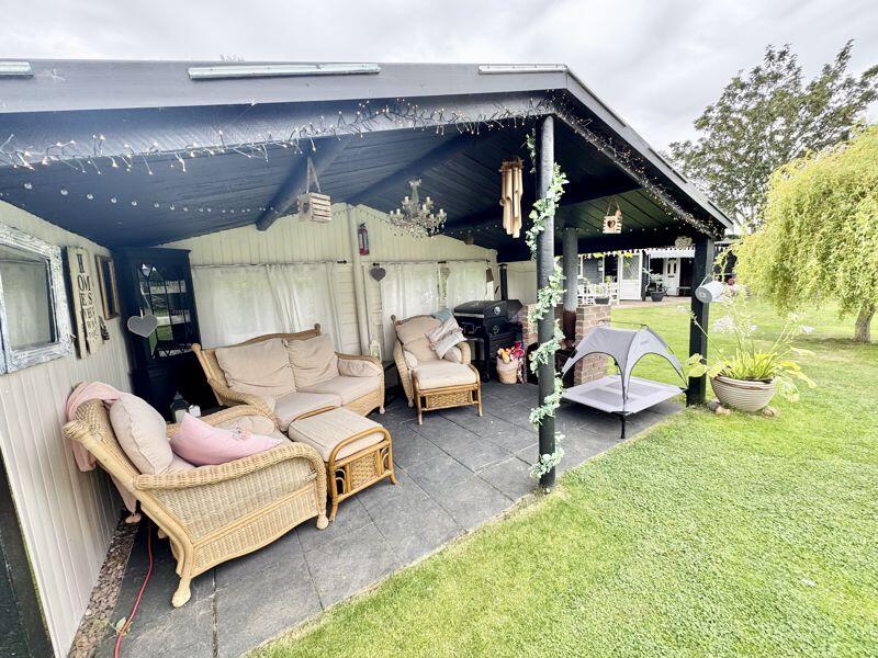 Outdoor seating area