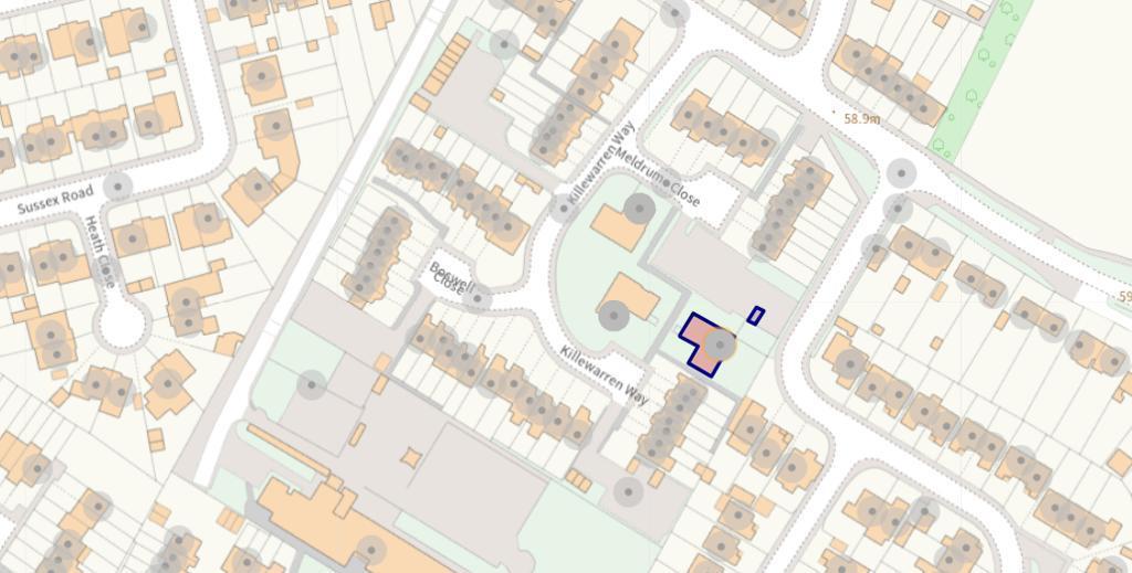 Plan with allocated parking