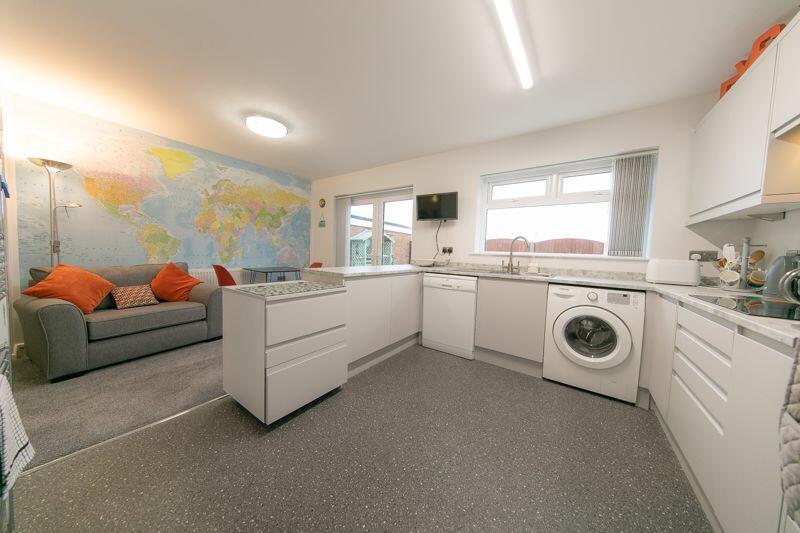 Kitchen and living space