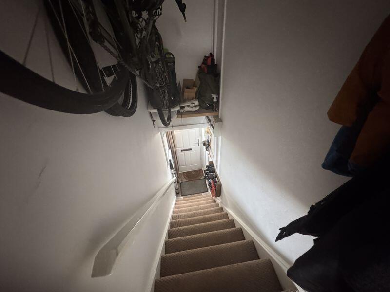 Staircase to landing