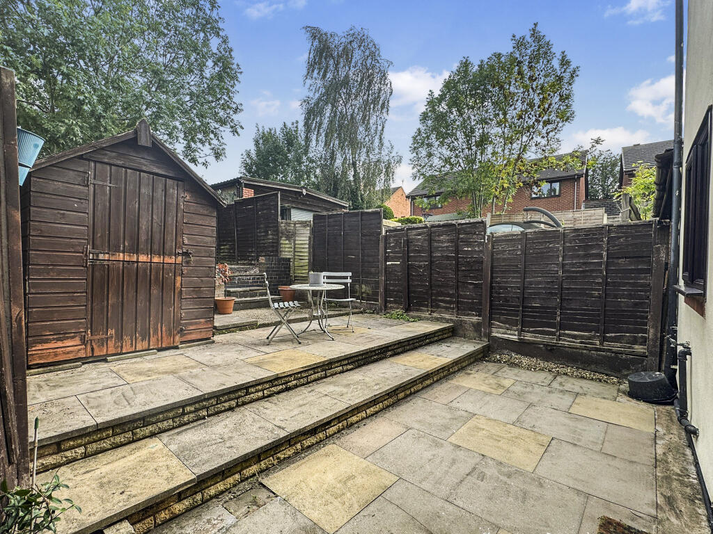 Rear patio