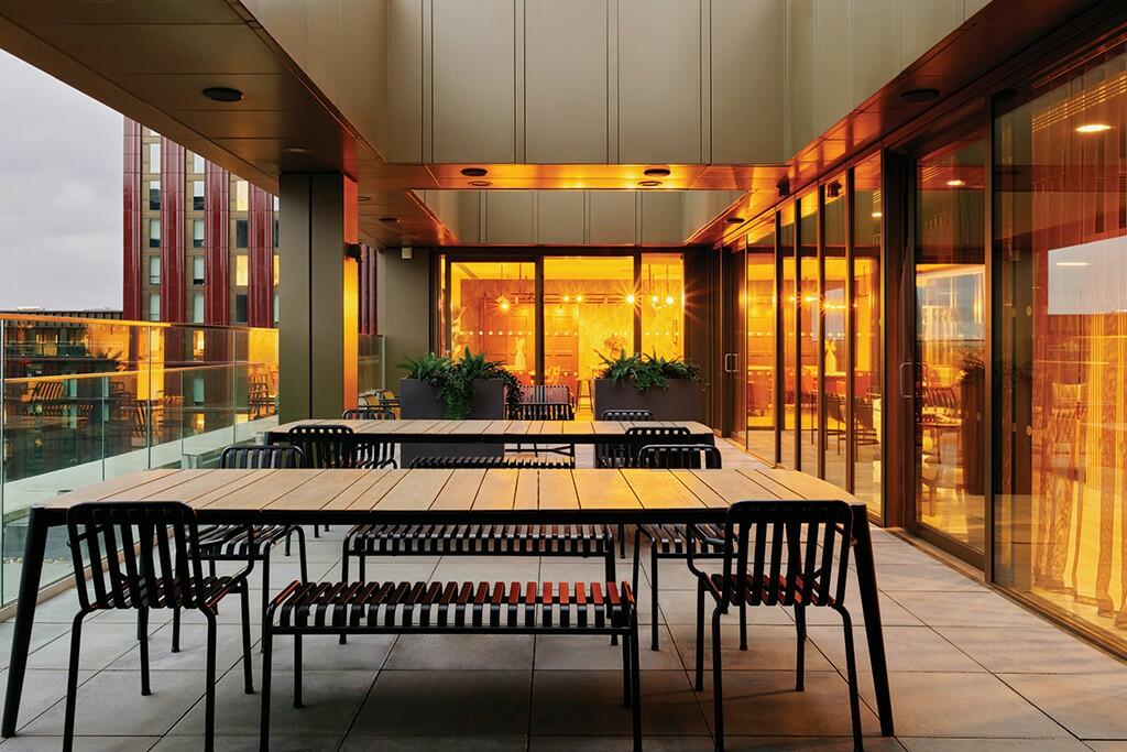 outdoor terrace
