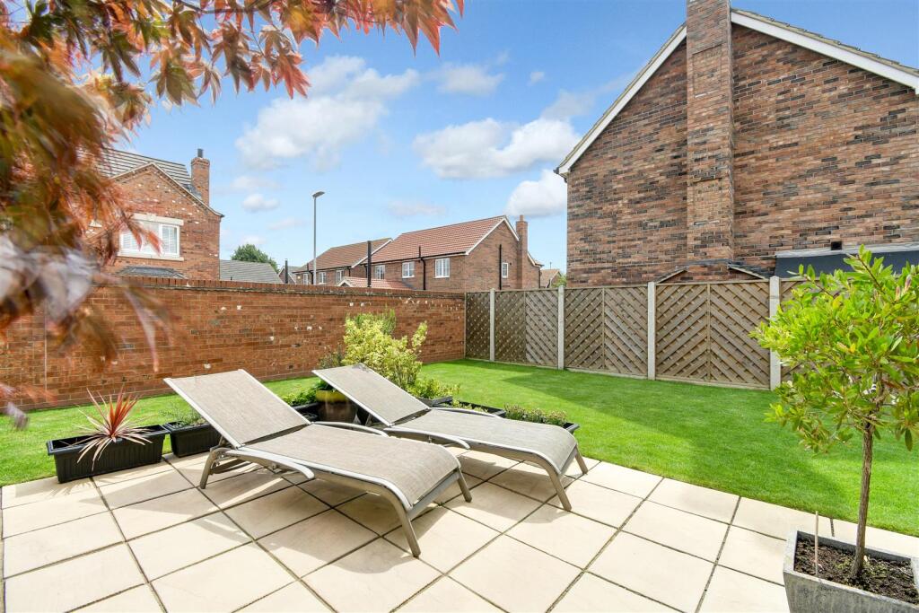 Rear patio