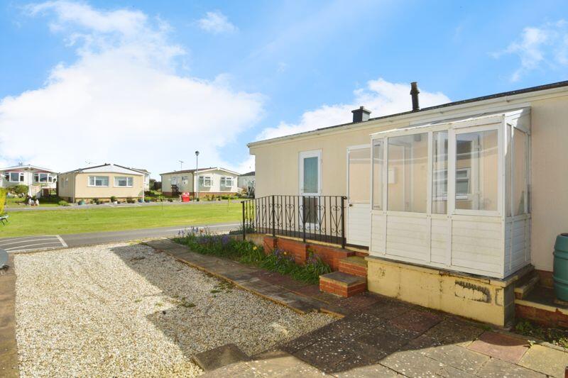 View of parking and the side 