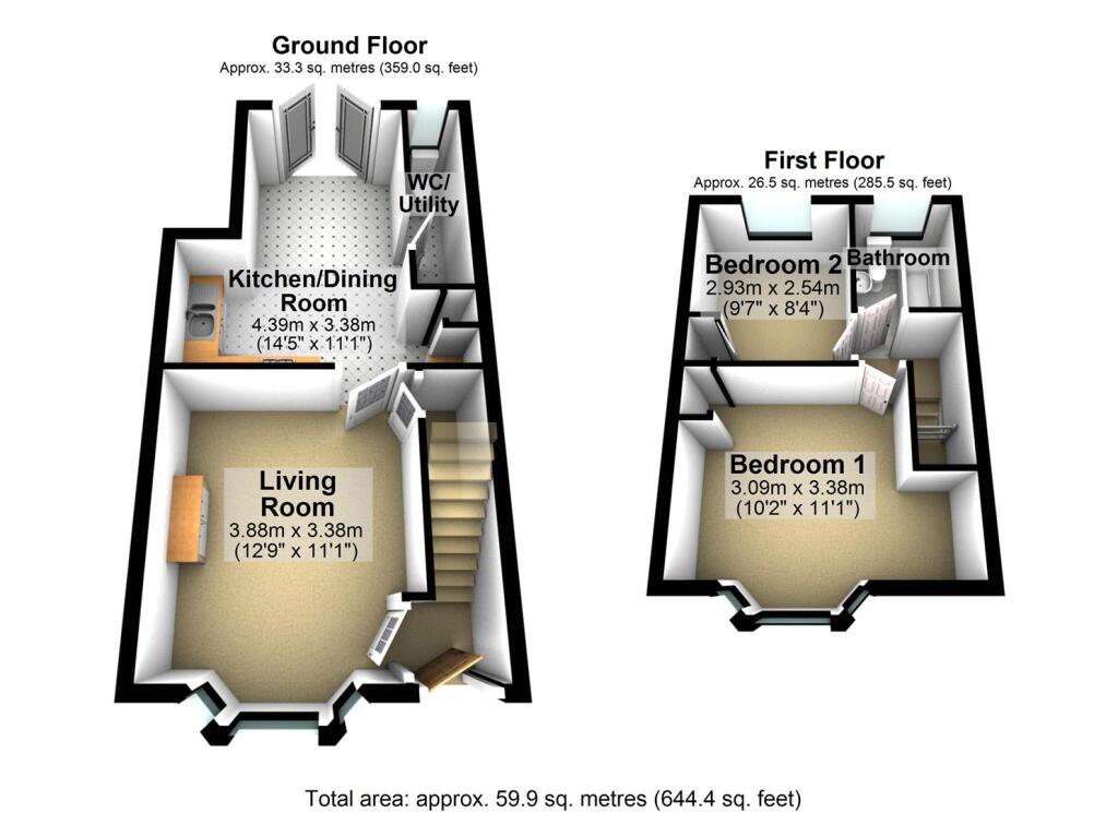 Brunswick Street, 3d