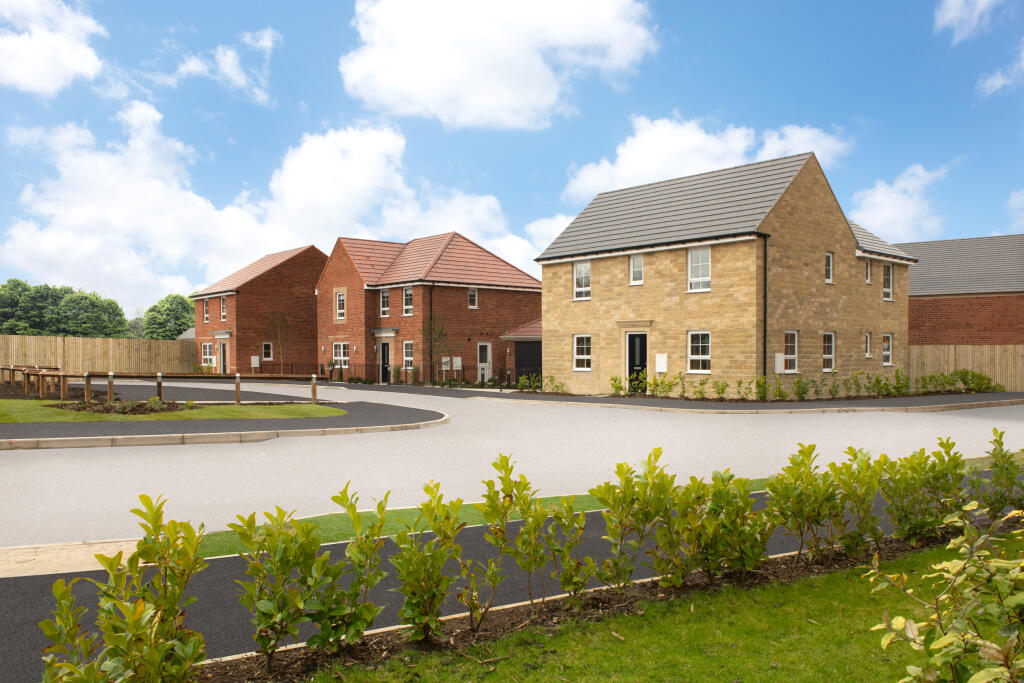 Outside view of homes at Grey Towers Village