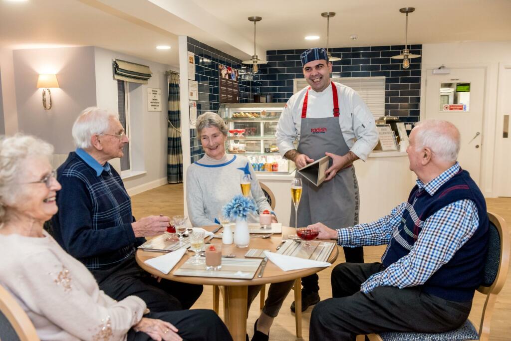 Bistro serving freshly prepared meals 