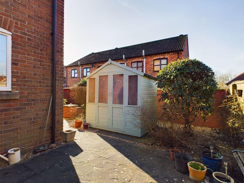 Rear courtyard