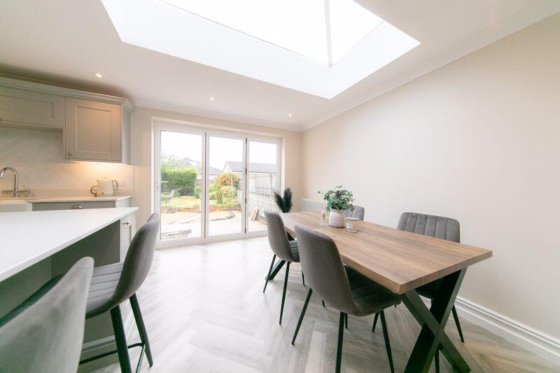 Dining area &amp; bi-fold door