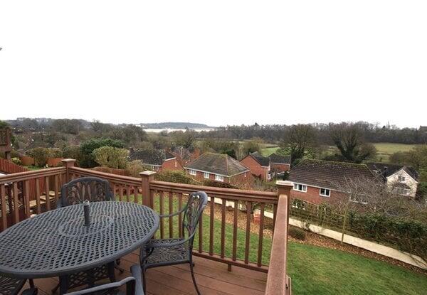view from the balcony