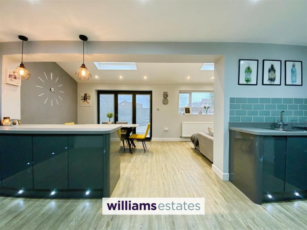 open plan kitchen