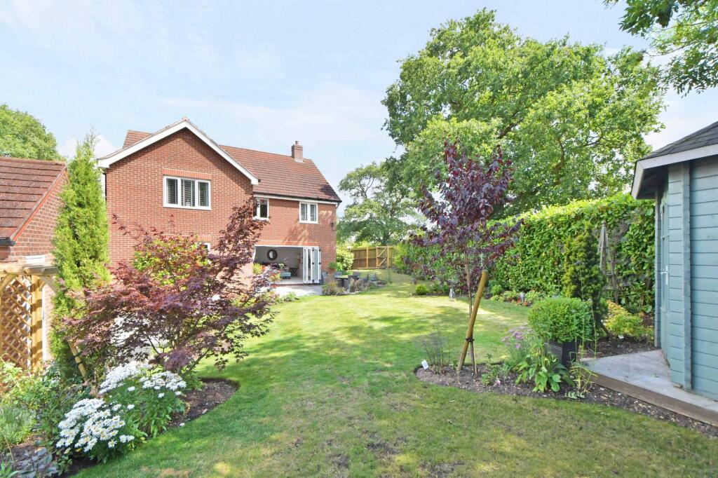 Summer house looking back towards the sitting room