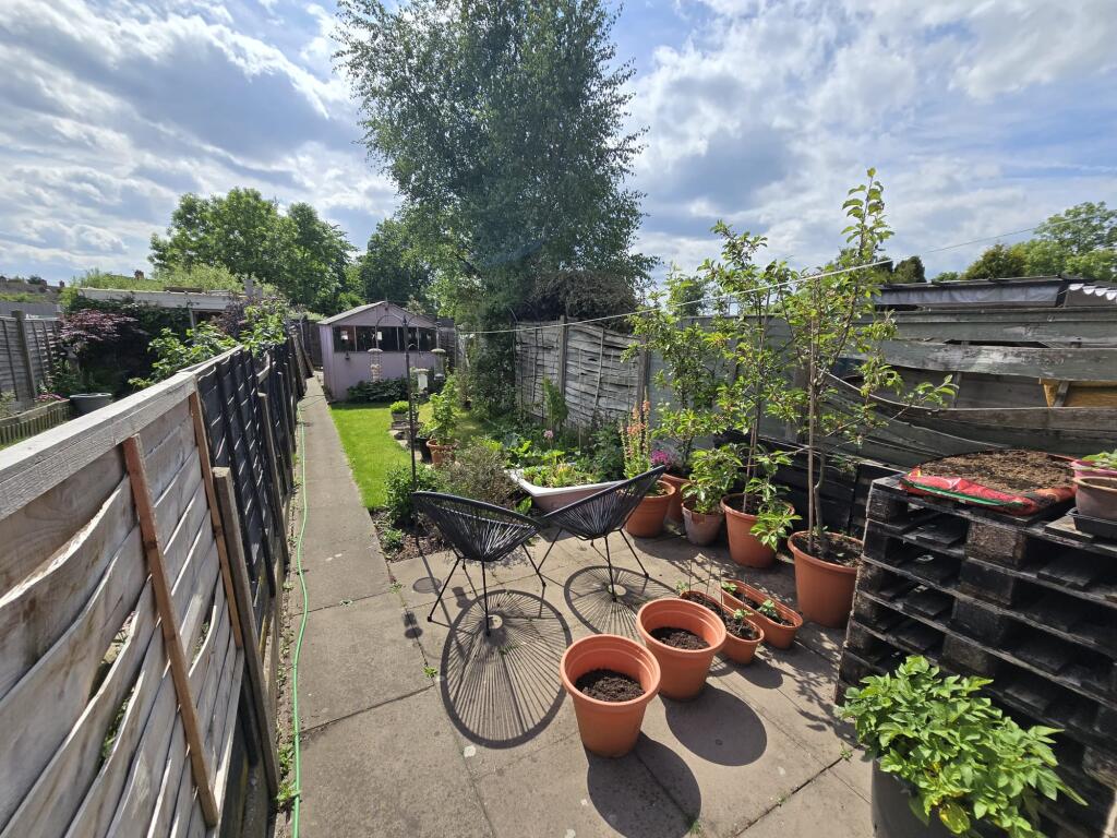Rear garden