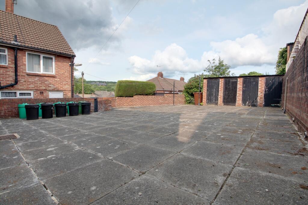 Shared back yard or garden area