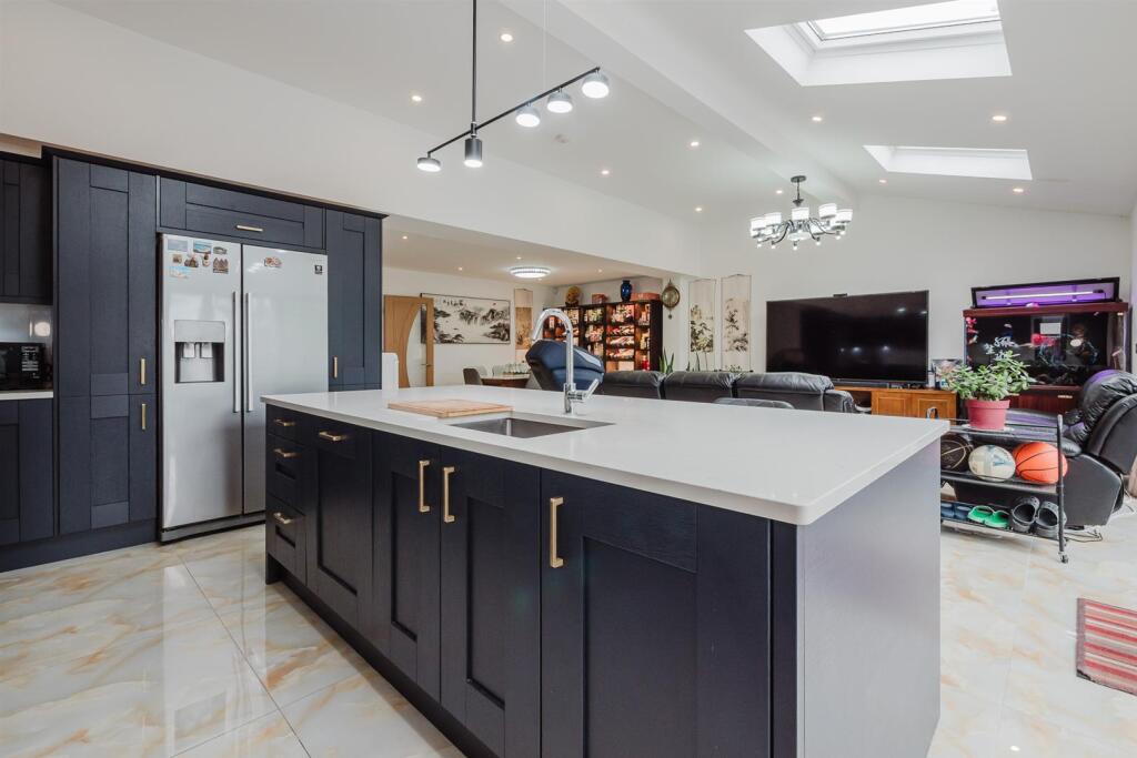 Family Living Room and Dining Kitchen