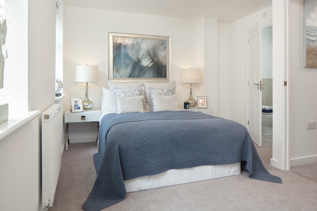 Bedroom in the Greenwood 3 bedroom home