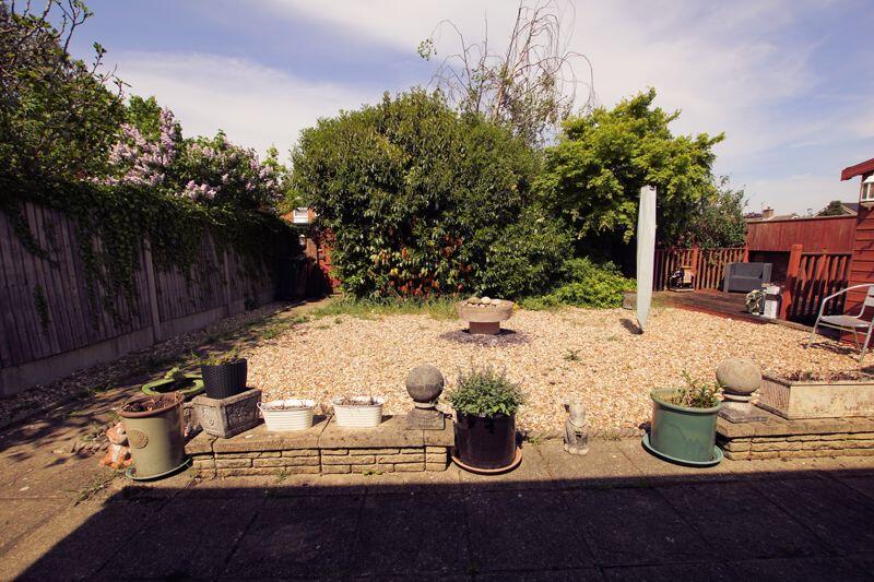 Rear Garden with decking area