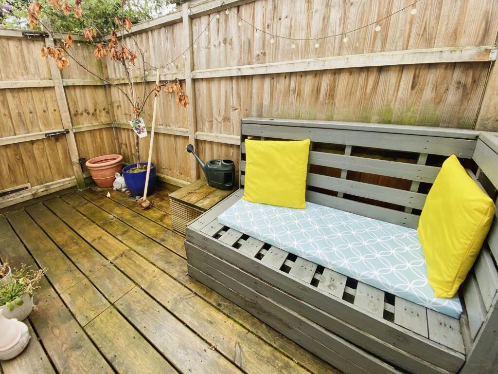 Rear to the property