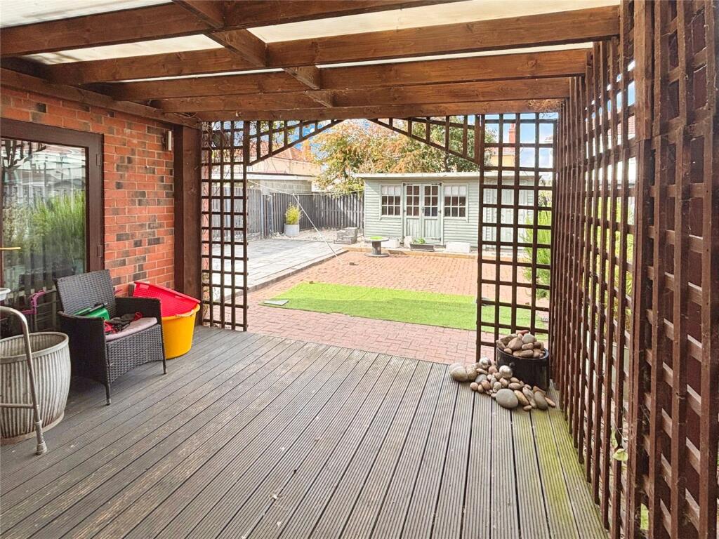 Enclosed Decked Area