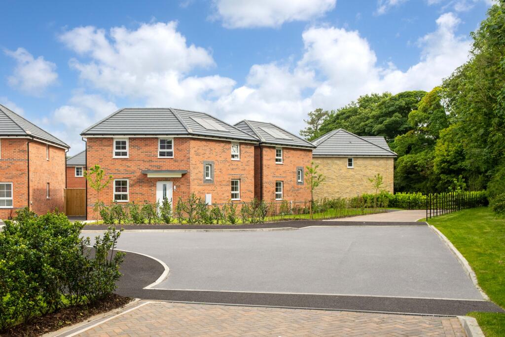 Typical Barratt Homes street scene