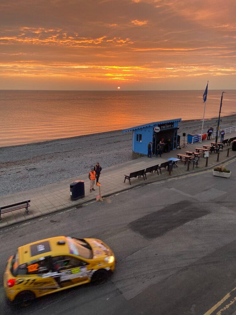 Front seat view when