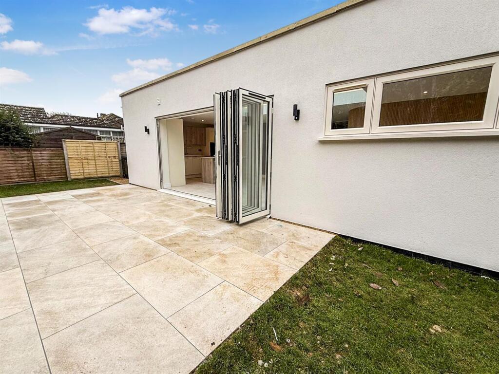 Rear of property