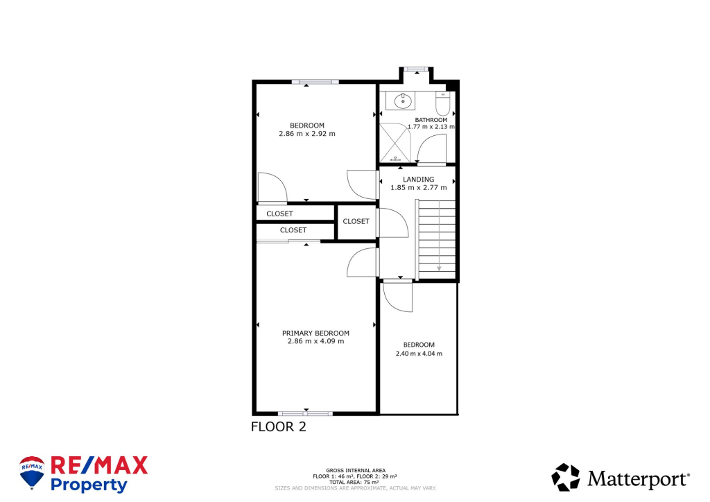 Upper Floor Floorplan