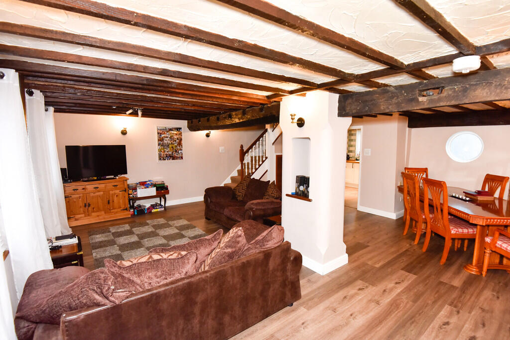 Living and dining...