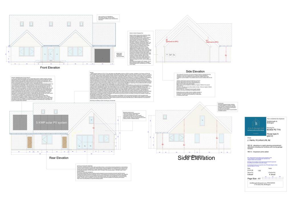 BC003 P2 TYA REV C 29.04.25 Elevations dimentions 