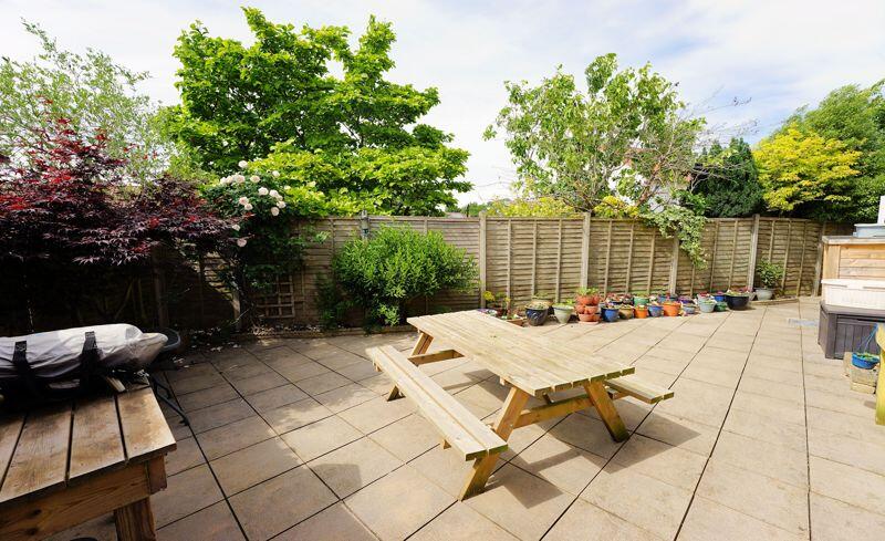 Secluded patio