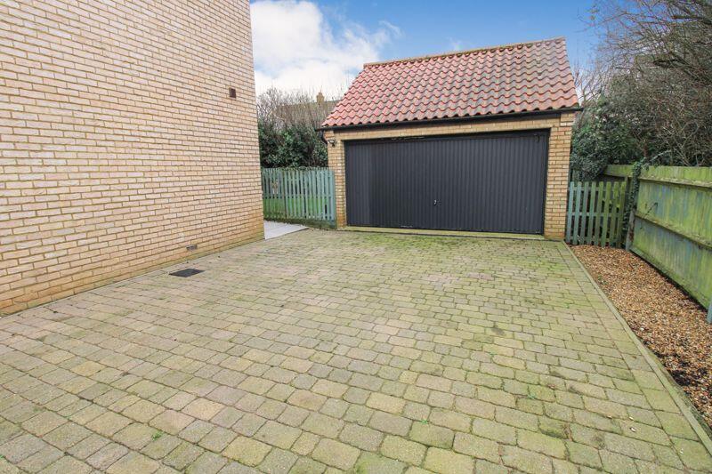 Garage and driveway