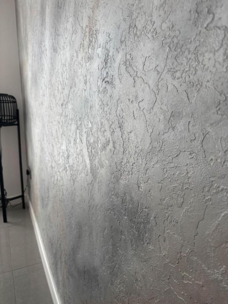 Kitchen -  Feature Venetian Plaster Wall