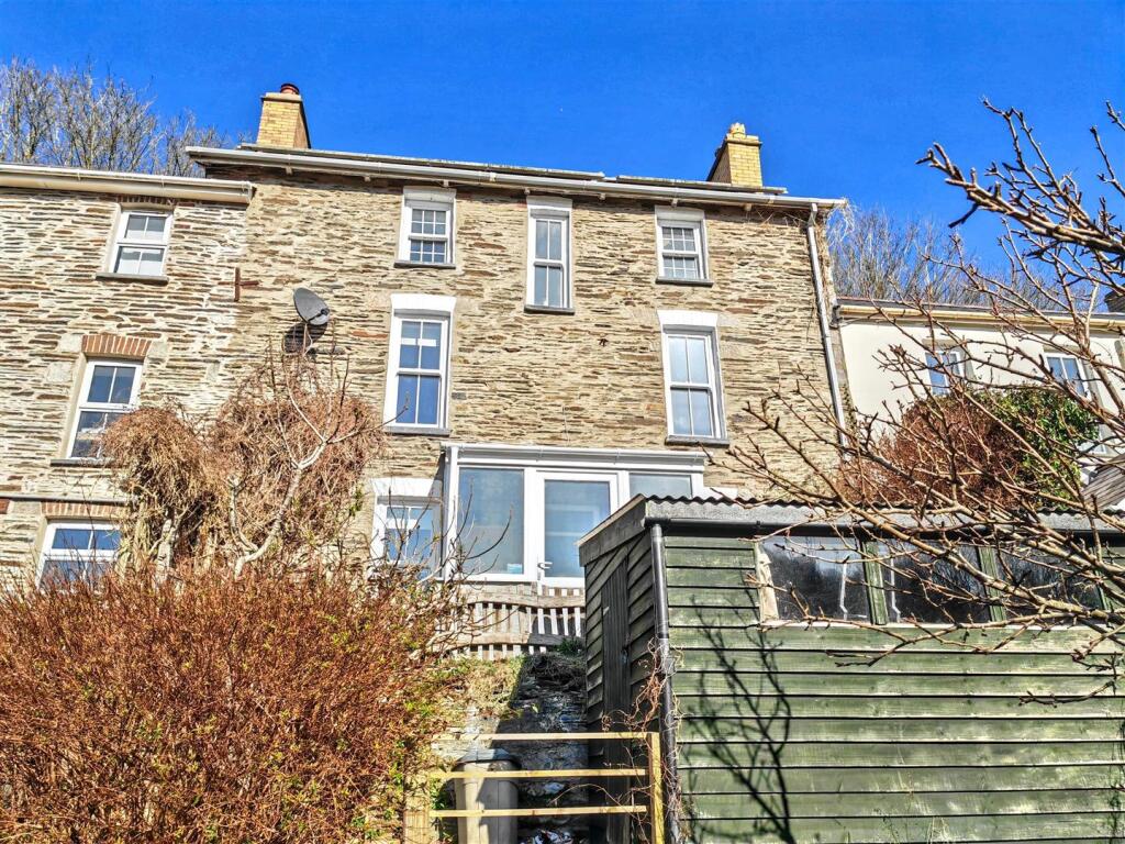 Rear of property