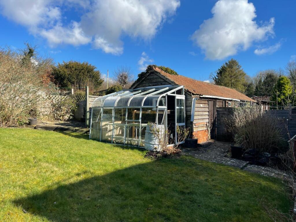Greenhouse and Shed