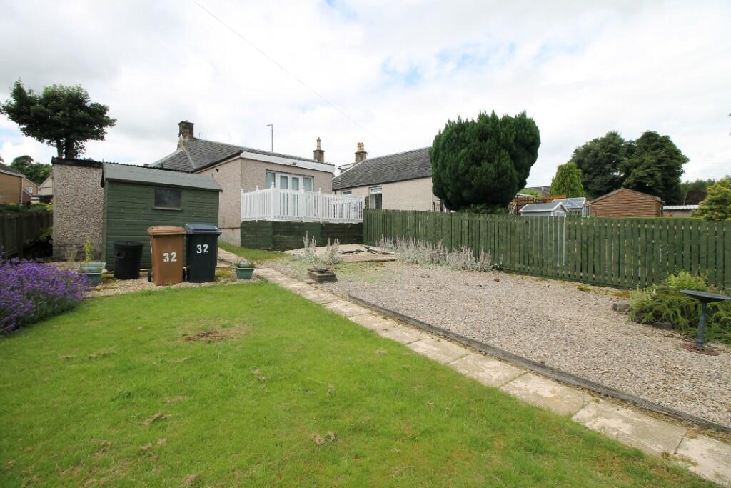 Rear of property