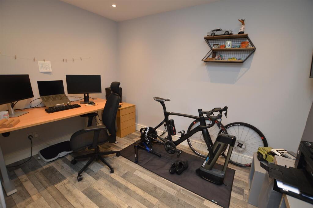 Partly converted garage