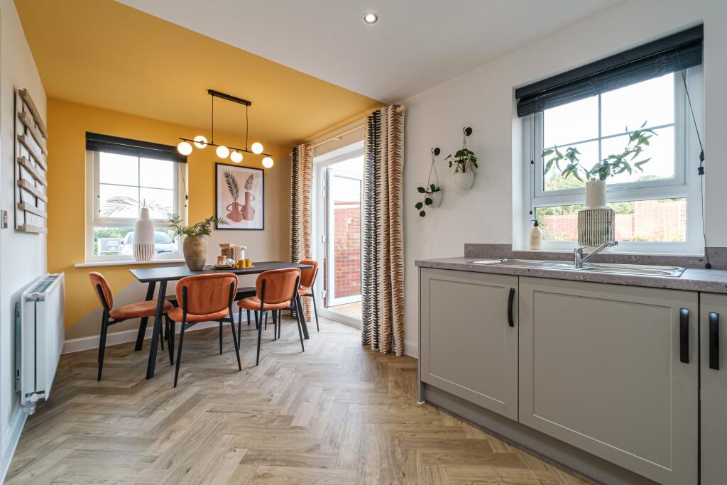 Interior view of kitchen &amp; dining in our 3 bed Martham home