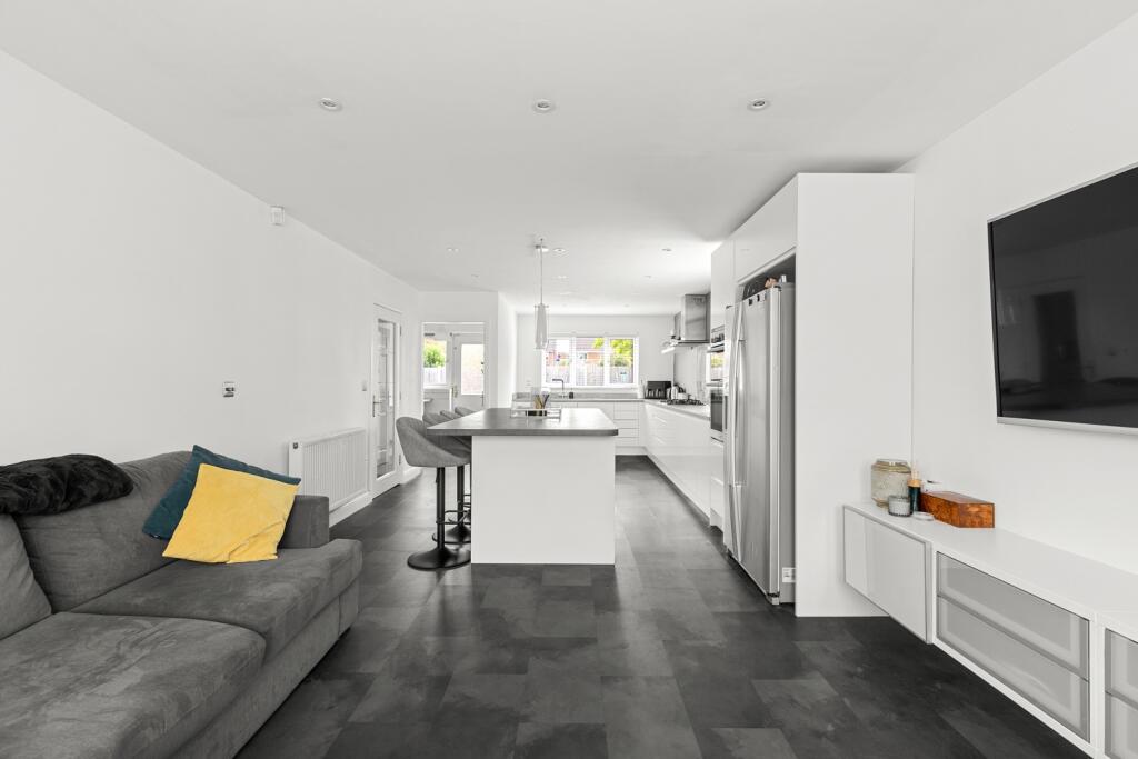 Open Plan Kitchen With Dining Or Living Room