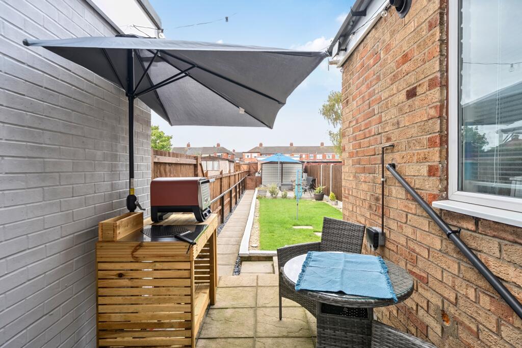 BBQ and additional seating area