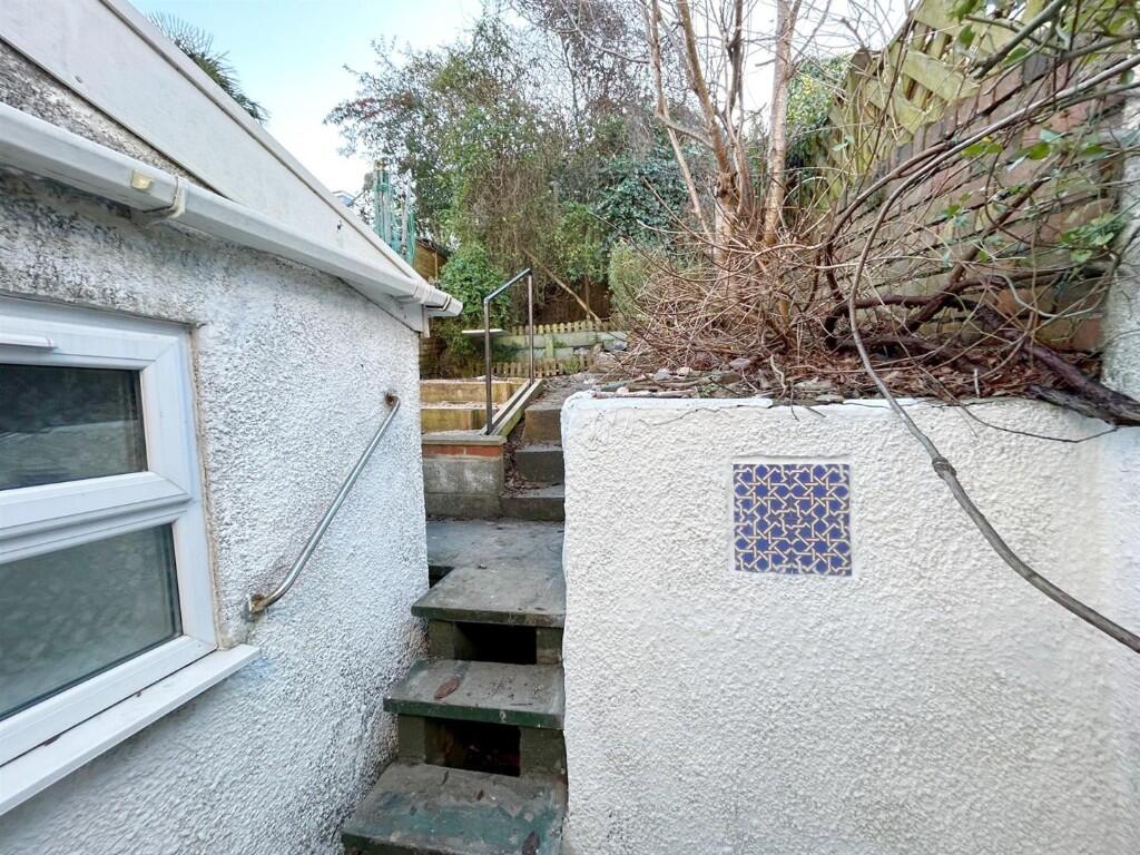 Steps to garden