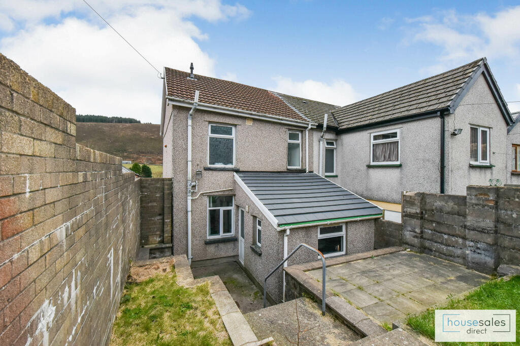 Rear of property