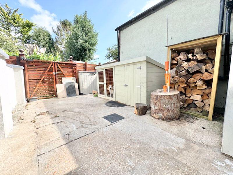 Rear courtyard