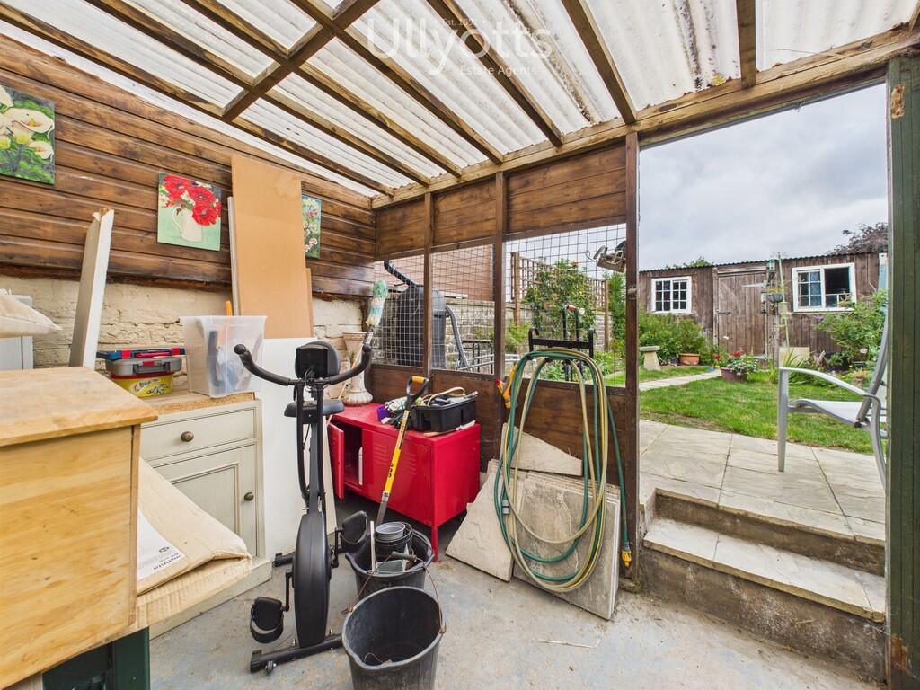 Outside covered a...